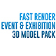 Event and Exhibition 3d Model Pack